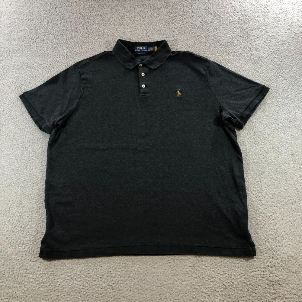 polo ralph lauren shirt mens XL gray polo golf rugby